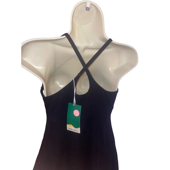 NWT Halara Black shelf bra dress, inner shorts with pockets! - Picture 5 of 5